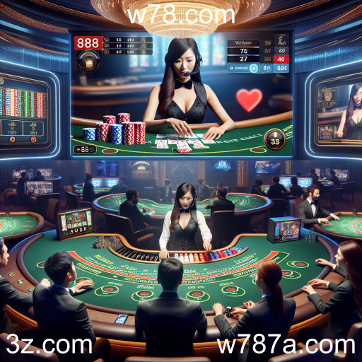 Experiência Imersiva com 'Jogos Ao Vivo' no w78.com